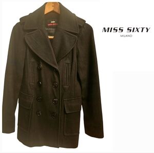 EUC | Miss Sixty M60 | Wool Blend | Black | Pea Coat | Size: XSmall